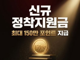 신규 정착 지원금